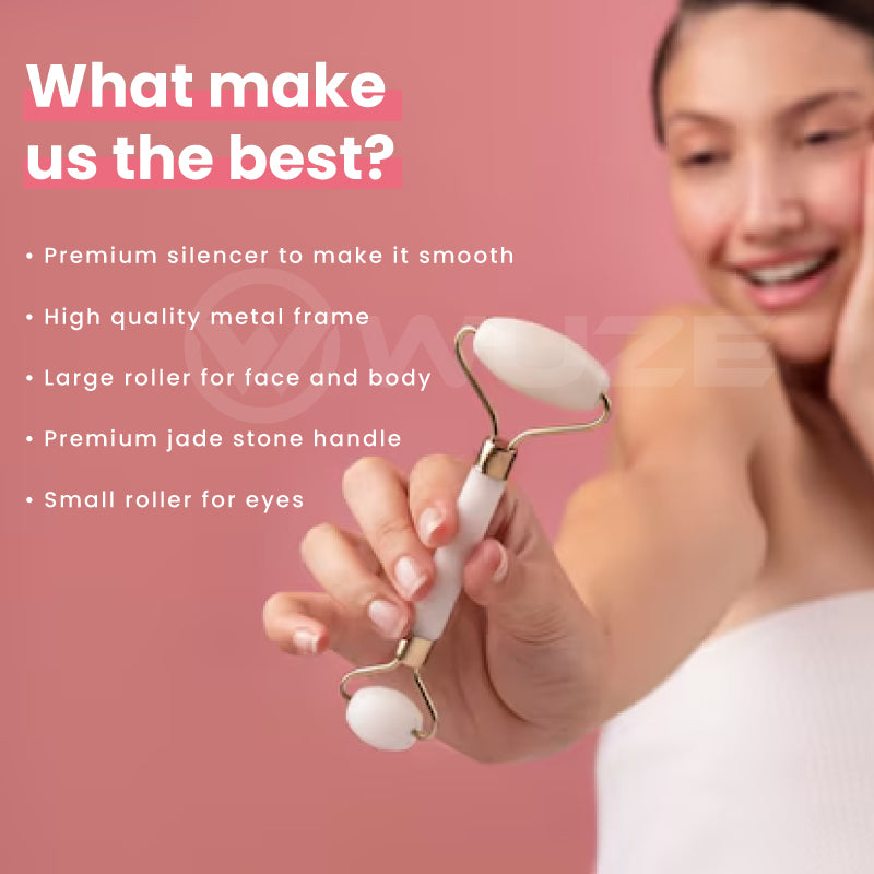 Facial Massager Jade Roller & Gua Sha Tool