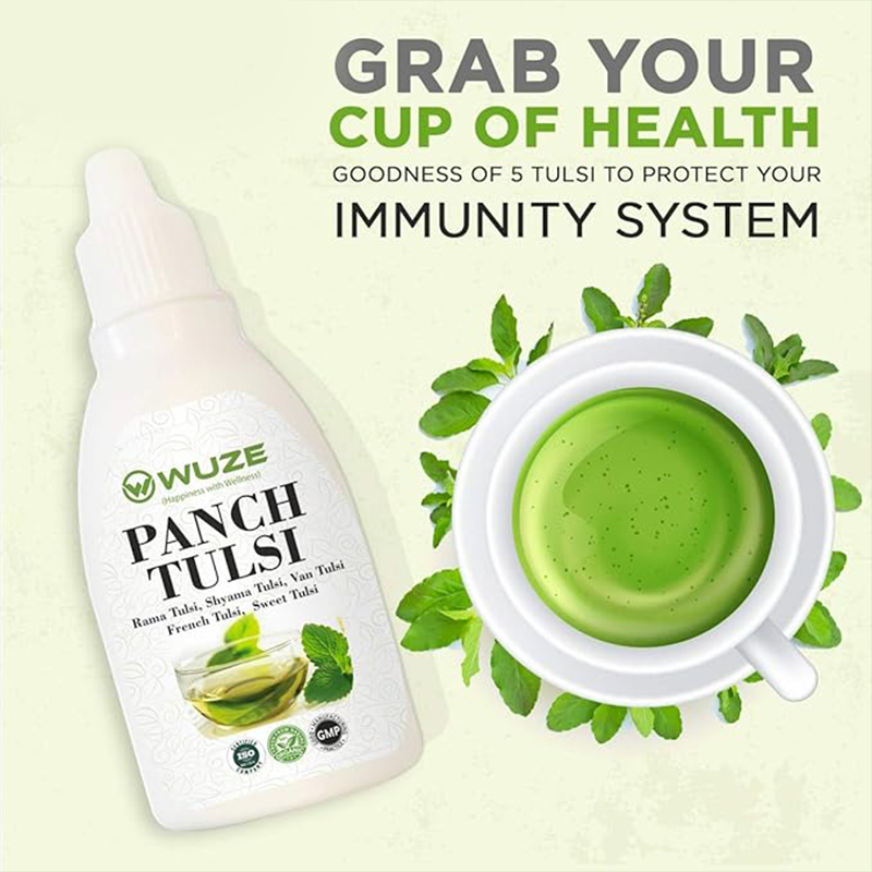 Panch Tulsi Drops helps Cough Cold, Immunity Booster 30 ml