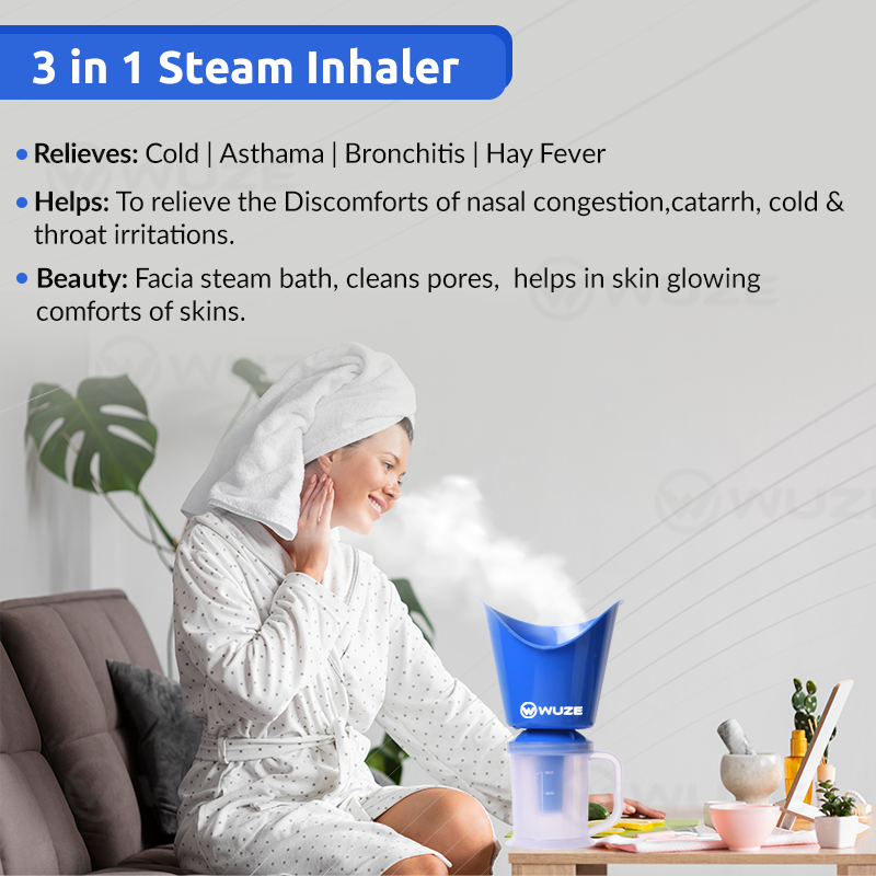 Vaporizer Facial Steamer for Deep Face Cleaning and Home Spa